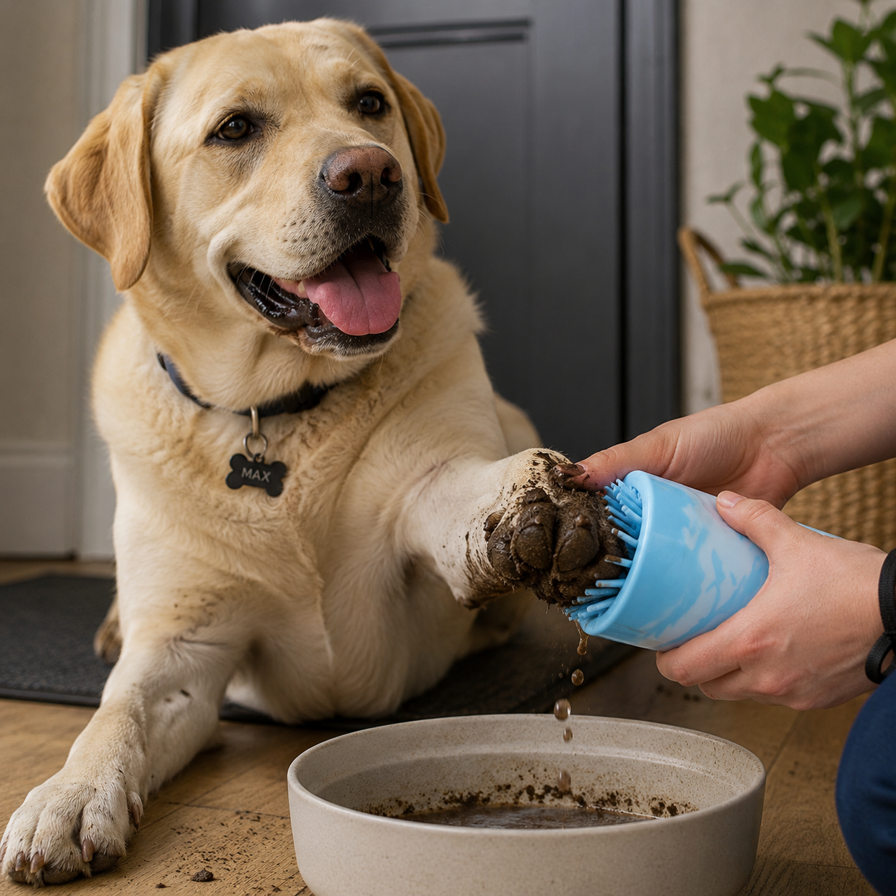 Portable Dog Paw Cleaner – Clean Muddy Paws in Seconds