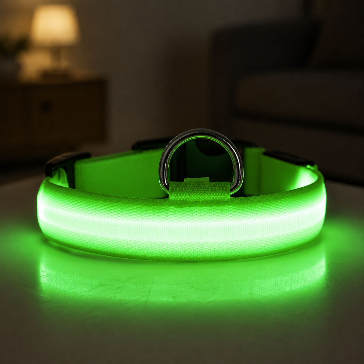 LED Dog Collar – Safety Light for Night Walks