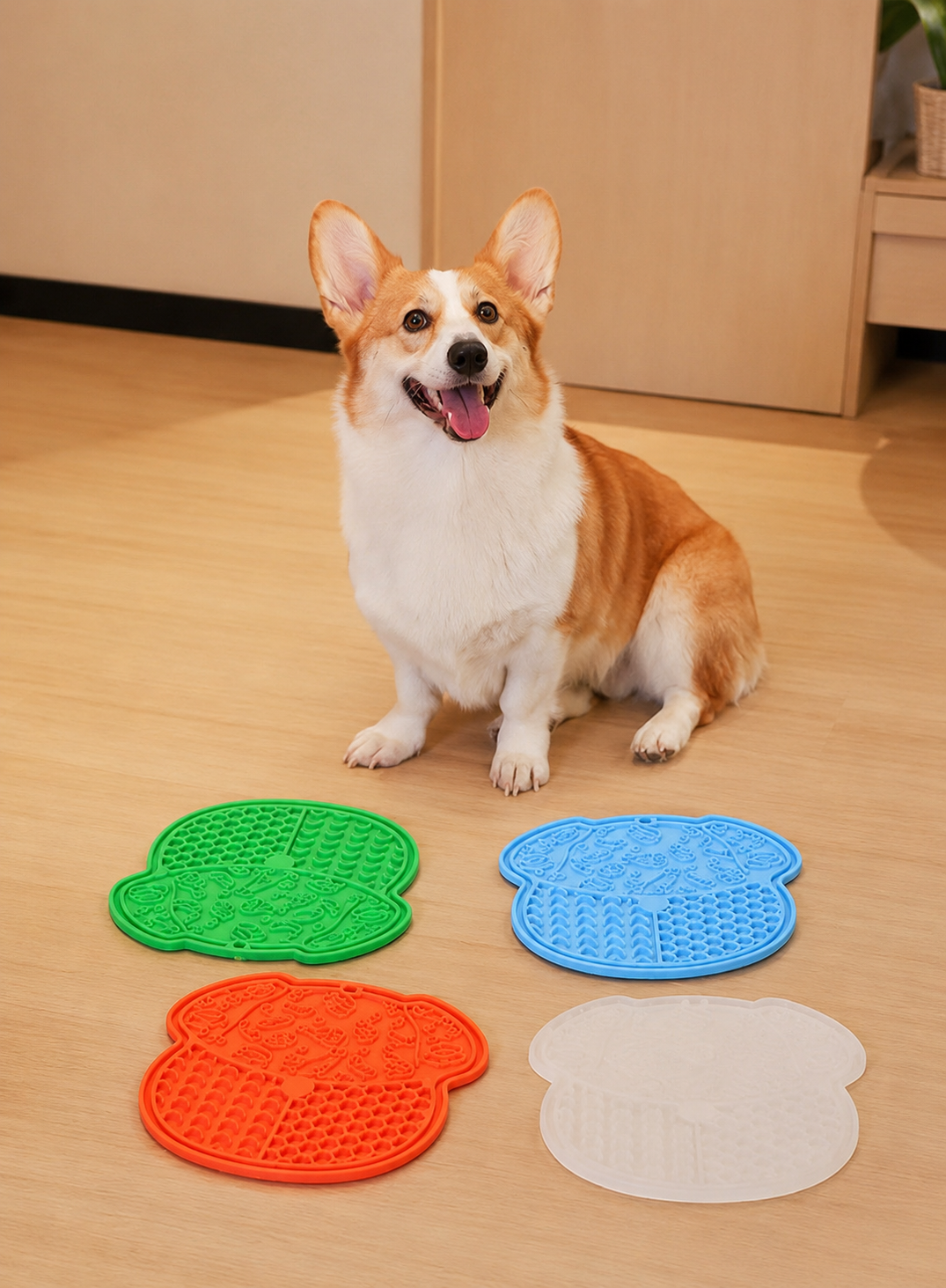 Dog Lick Mat with Suction Cups – Calm Your Anxious Dog in Seconds